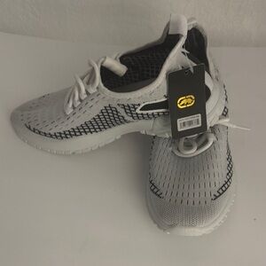 Gray and Black Athletic Sneakers